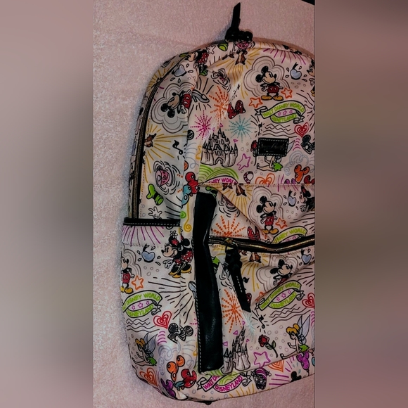 Dooney And Burke Retired Disney Sketch Backpack - Picture 7 of 7